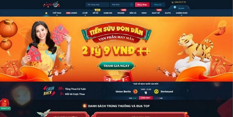 Đăng nhập tài khoản Lucky88 trên máy tính